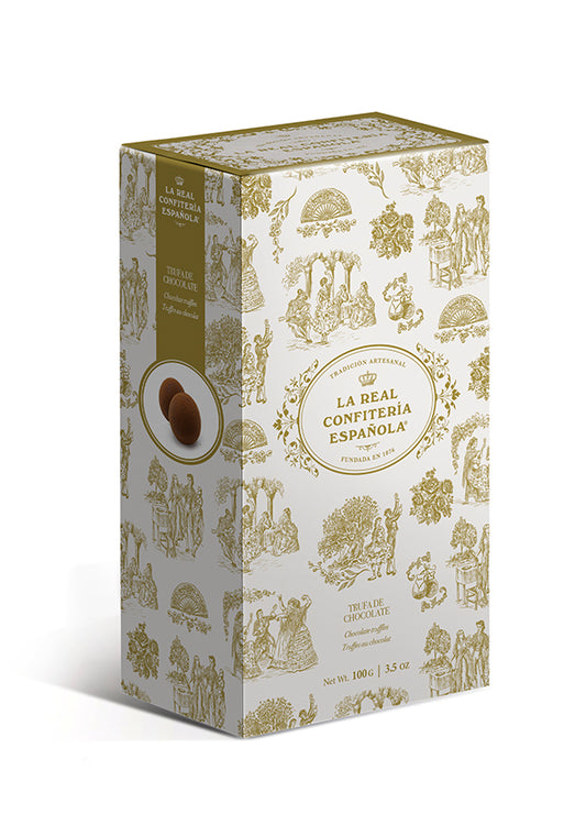 Boîte d'Or. Truffes au chocolat
